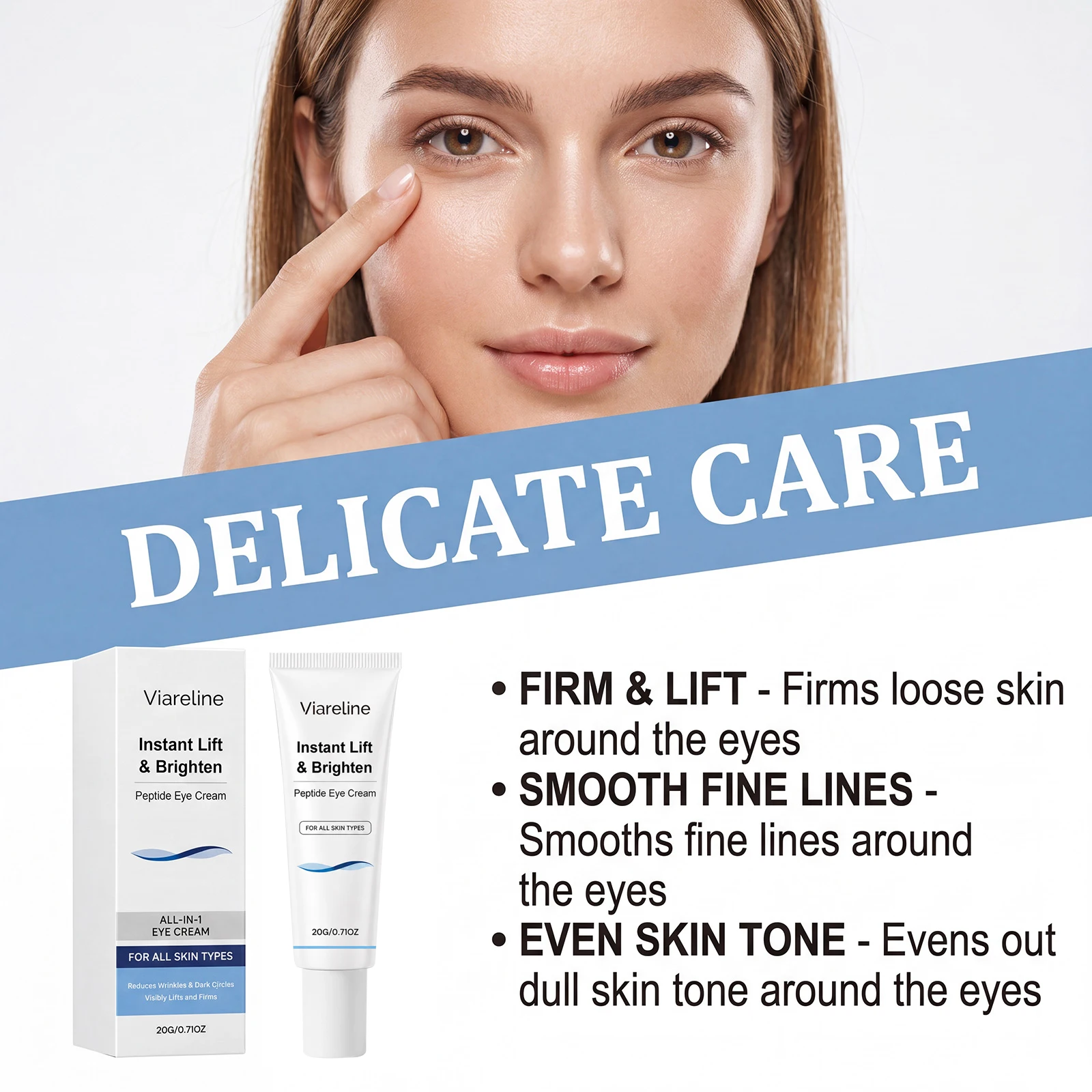بلسم فياريلين للعين مضاد للتجا - مراجعة Eye Cream Peptide وسعره