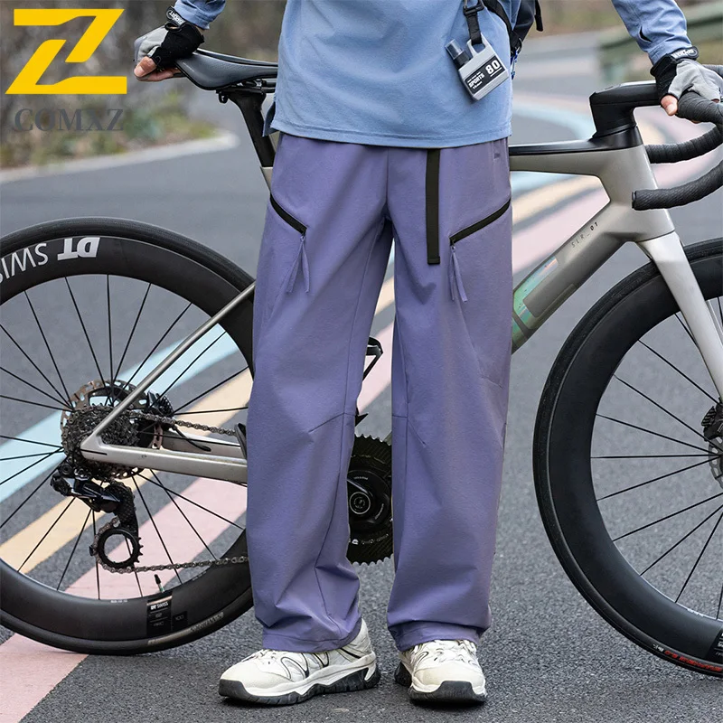 

Mens Cargo Pants New Autumn Adjustable Buckle Waist Lightweight Casual Trousers Outdoor Jogging Training Utility Fashion Comfort