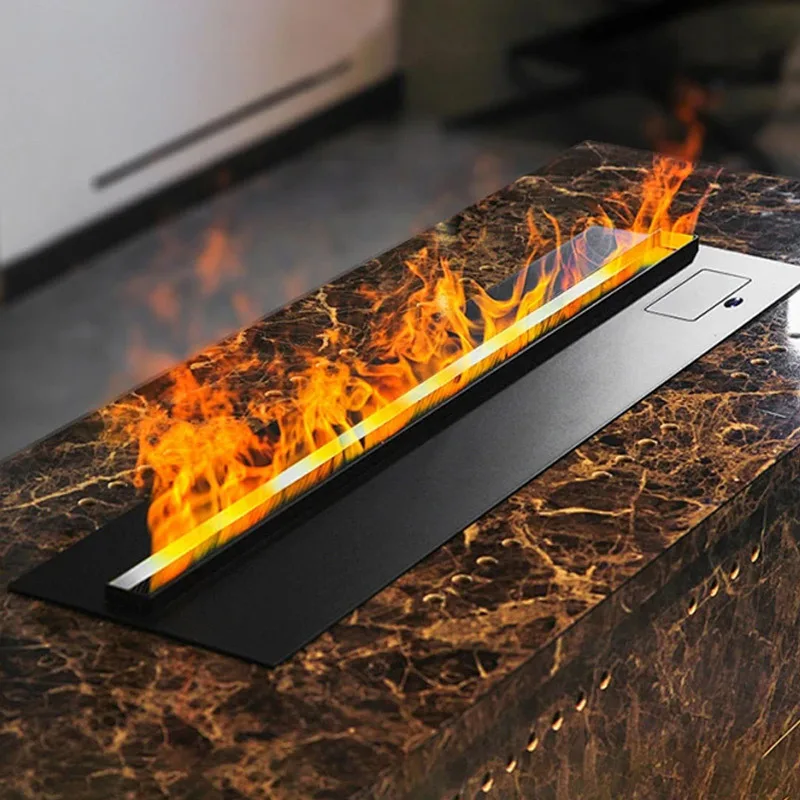 

3D atomizing fireplace Embedded electronic simulation Flame humidifier Internet celebrity TV cabinet Intelligent energy saving