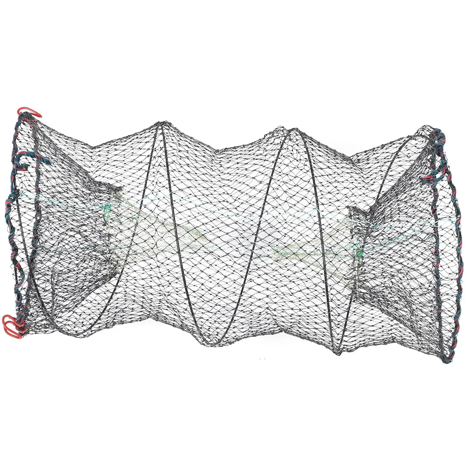 Round Spring Cage Fishing Net Fishnets Collapsible Trap Shrimp Large Foldable Multifunctional Catcher Equipment Traps