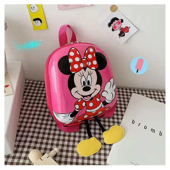 Disney cartoon Mickey mouse Minnie Children\'s  egg shell school bag kindergarten Mickey Mouse minnie cute backpack