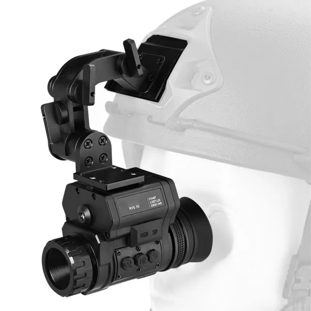 Casque monoculaire de Vision nocturne numérique NVG50, résolution de 2560x1440 pixels, pour la chasse et le sport en plein air, offre spéciale, 2025