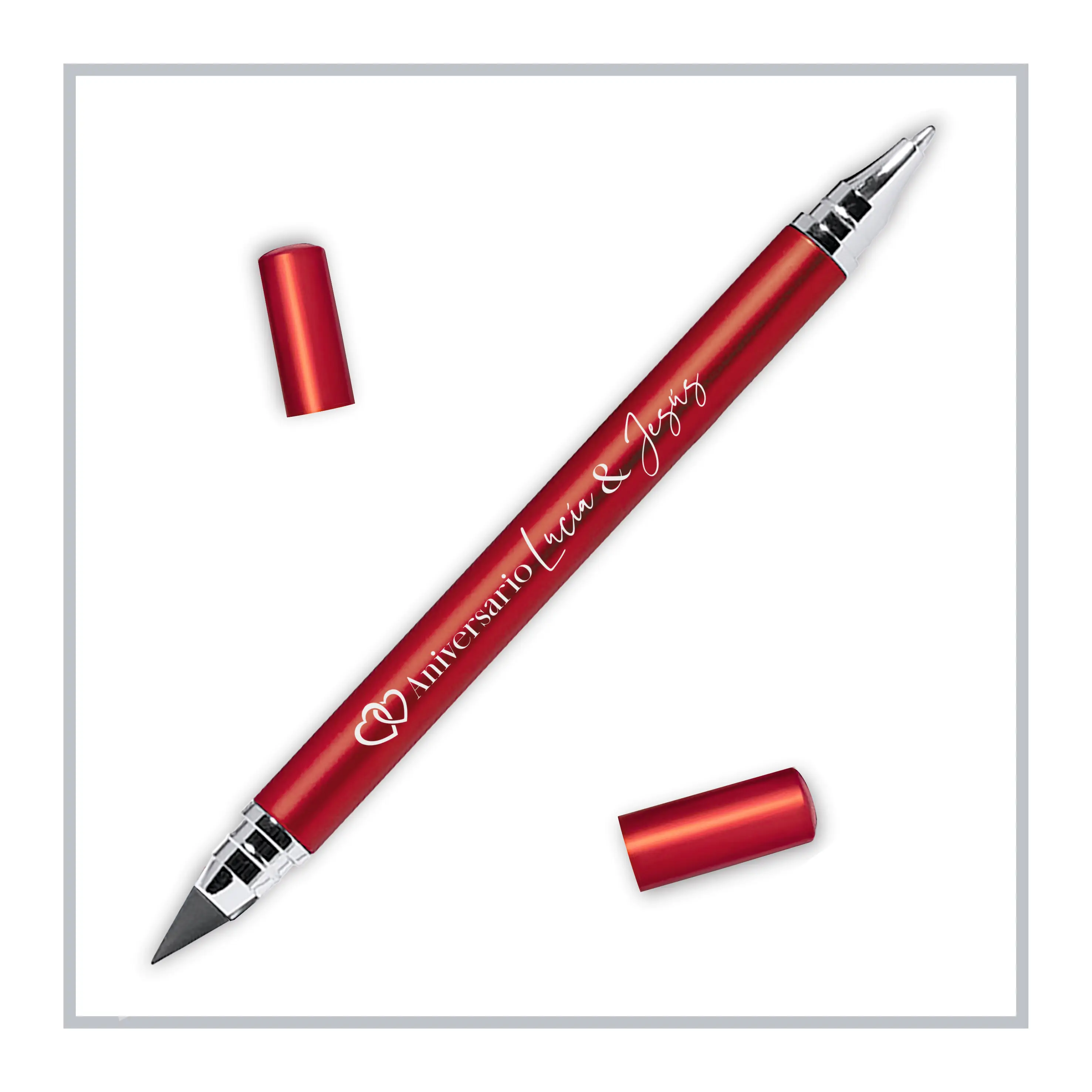 RegaloVip.es - Boli y lápiz eterno PERSONALIZADO, logotipo de empresa, bodas con estilo, regalos a amigos, fiestas de cumpleaños, regalos de bautizo y regalos originales de comunión.
