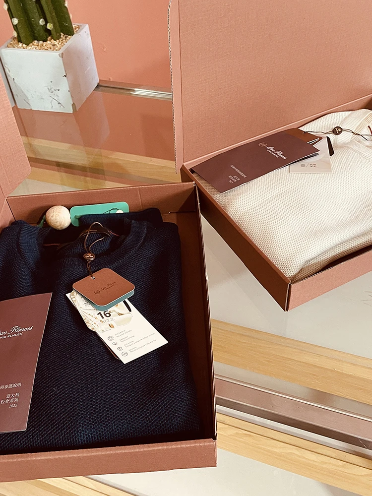 

Italian Sle Men's Knitted Sweater Wool Silk round Ne Knitwear Faion Urban Commute Long Sve Warm Cozy High Quali