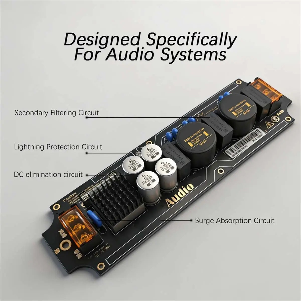 【MUST-HAVE LIST】 Audio Power Filter Module Alternating Current Power Filter Anti-Interference Anti-Thunder DIY Audio