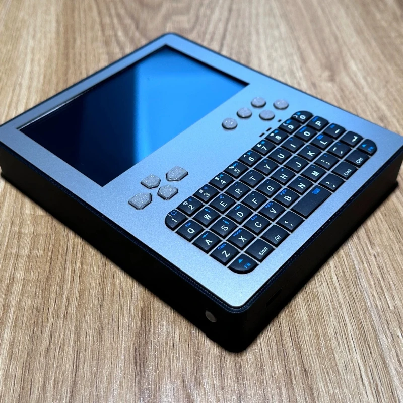 Raspberry Pi Uconsole Handheld Console Custom Bluetooth 3D Printing Sand Alloy Panel 5-inch Touch Screen Portable Mini Keyboard