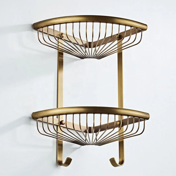 

Hot Selling Triangular Corner Basket Soap Bathroom Shower Shampoo Holder Rack Shelves Bathroom Shelf With Hooks