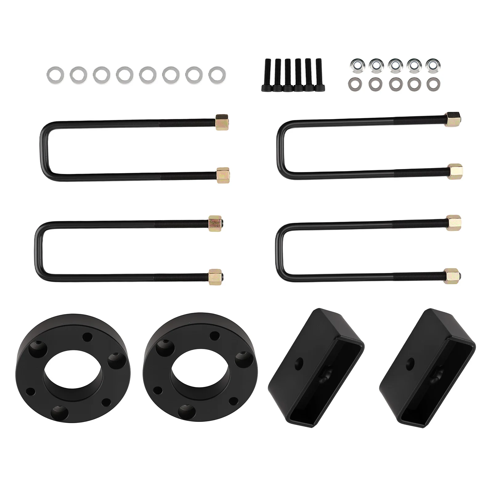 Espaçador de Kit de Elevação de 2 Polegadas para Chevrolet Silverado 1500 2007-2019 em Alumínio 6061