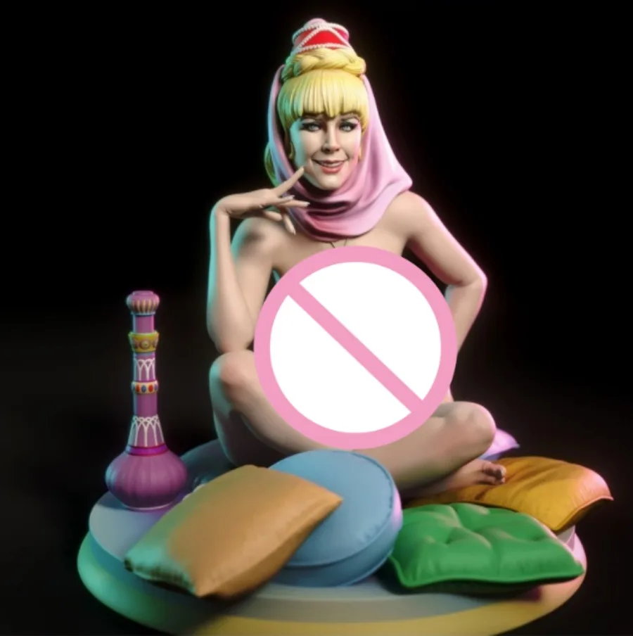 1/24 75Mm Scale Jeannie (Space Fairy Love) Resin Body Assembled Model Kit Fantasy Miniature Diorama Toy Unassembled & Unpainted