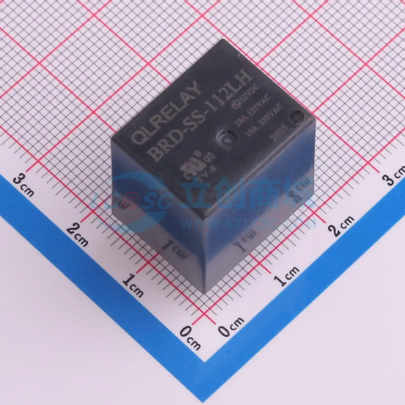 14pcs BRD-SS-112LH 12V 19x15.4mm SPDT Power Relay PCB Electronic Switch