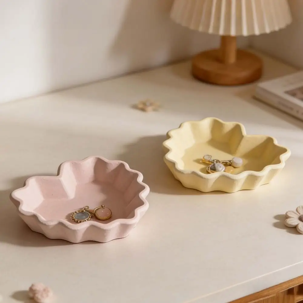 Heart Shape Plate Storage Bowl Resin Mold Silicone White Epoxy Siicone Mould DIY Accessories Ornament Storage Tray Mold Tool