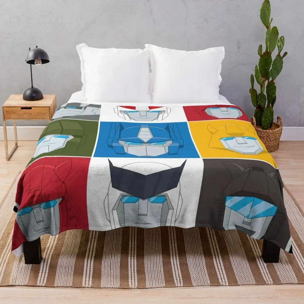 

Autobot Nine Throw Blanket Shaggy Beautifuls Decorative Throw Blankets