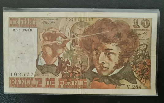 1972-1978 France 10 Franc Original Notes G-UNC  ( Fuera De uso Ahora Collectibles )