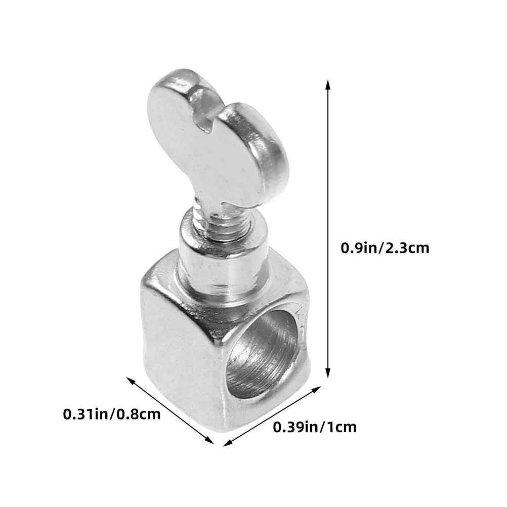 10 قطعة ملحقات ماكينة الخياطة حامل إبرة المشبك المعدني للتدوير المسمار لاستبدال الآلات المنزلية خمر الخياطين #6