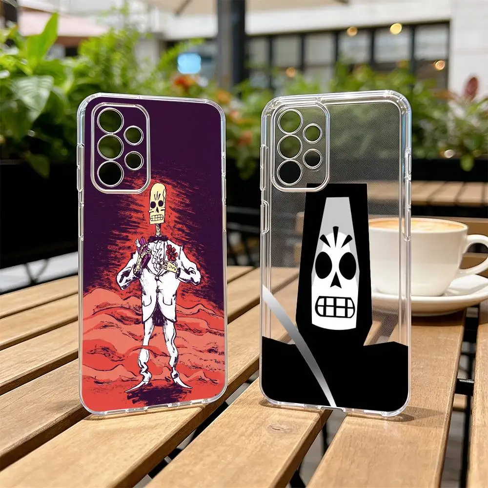 

Grim Fandango Game Phone Case Transparent Silicone Soft For Samsung S25,S24,S21,S22,S23,S30,Ultra,S20,Plus,Fe