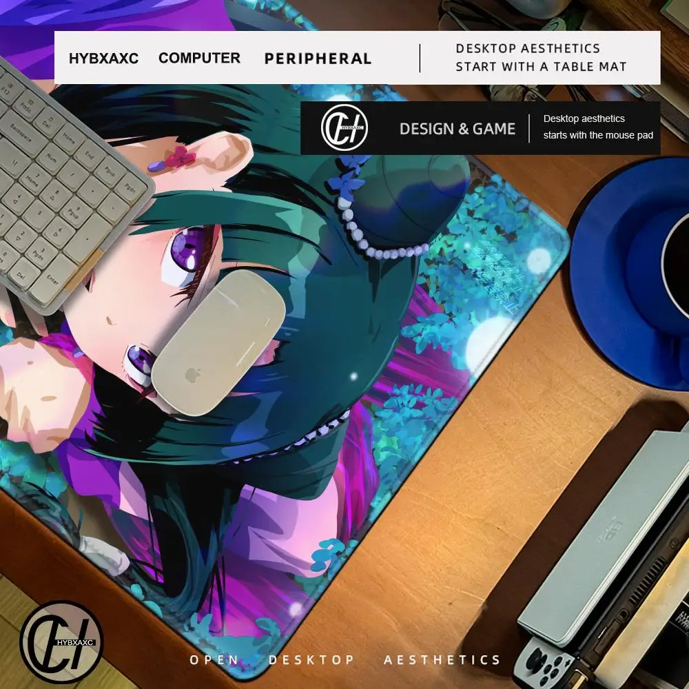 XXL HD Printing Cute Anime A-Apothecary D-Diaries HYBXAXC Big Mouse Pad Large Rubber Lock Edge Mat Laptop Gaming​ Desk Mat
