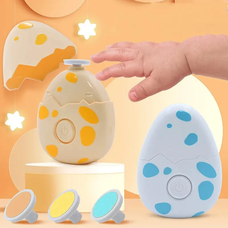 Electric Dinosaur Egg Nail Grinder Children's Newborn Nail ClipperFully Automatic Nail Polisher For Newborn Babies