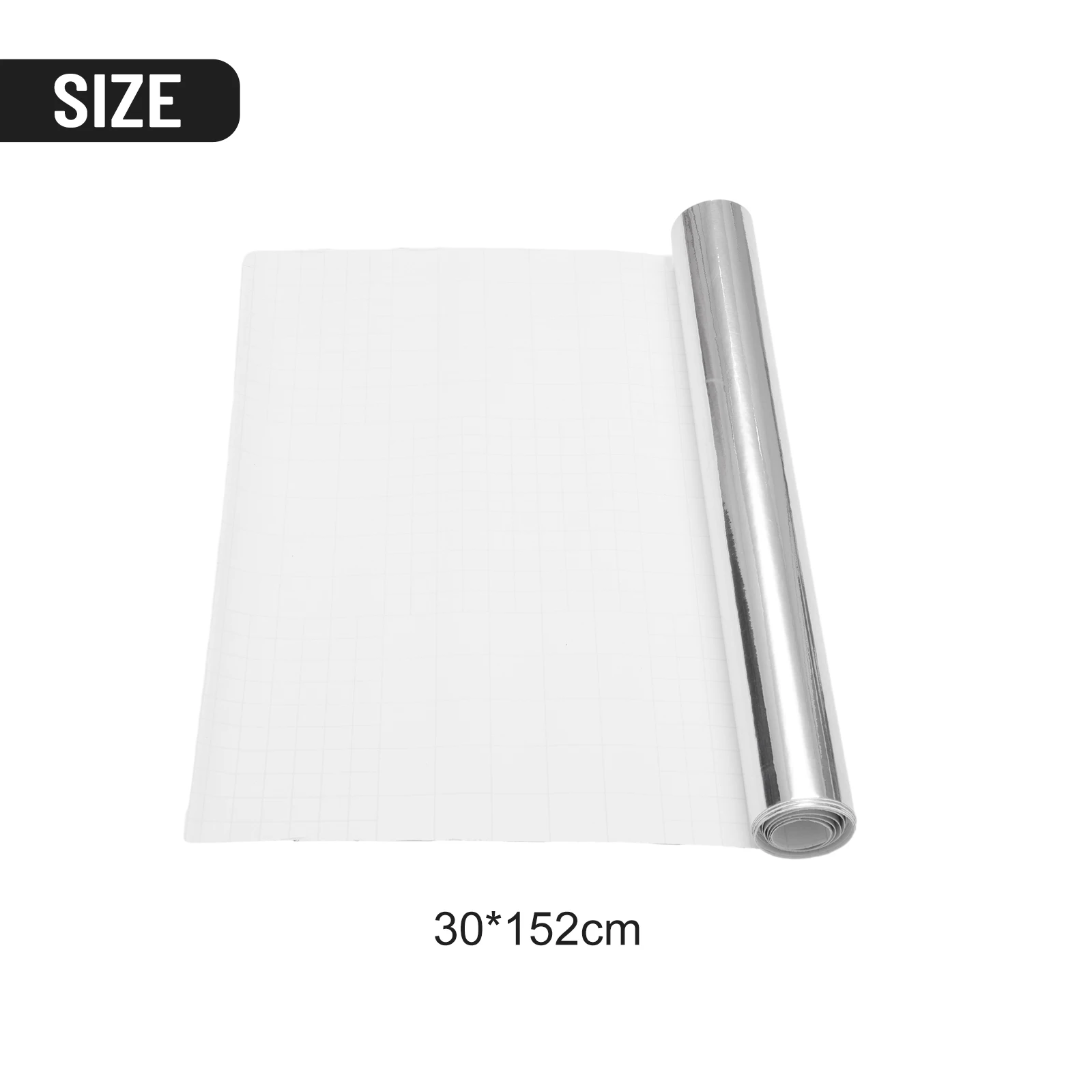 Waterproof Vinyl Wrap Film for Cars Silver Chrome Decal Highly Stretchable and Designed for Easy Customization