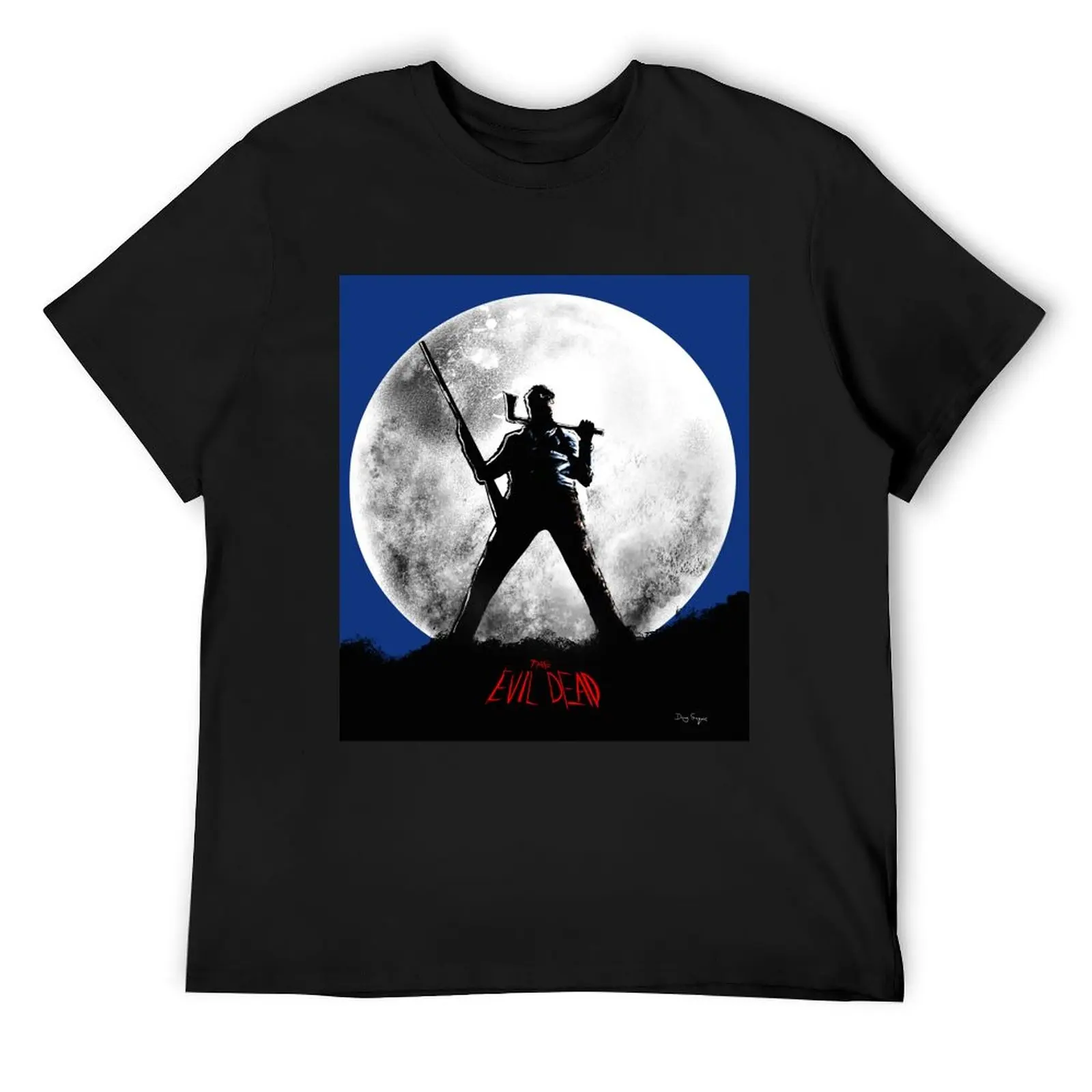 Evil Dead Moon Pose T-Shirt customs blanks Men's clothing