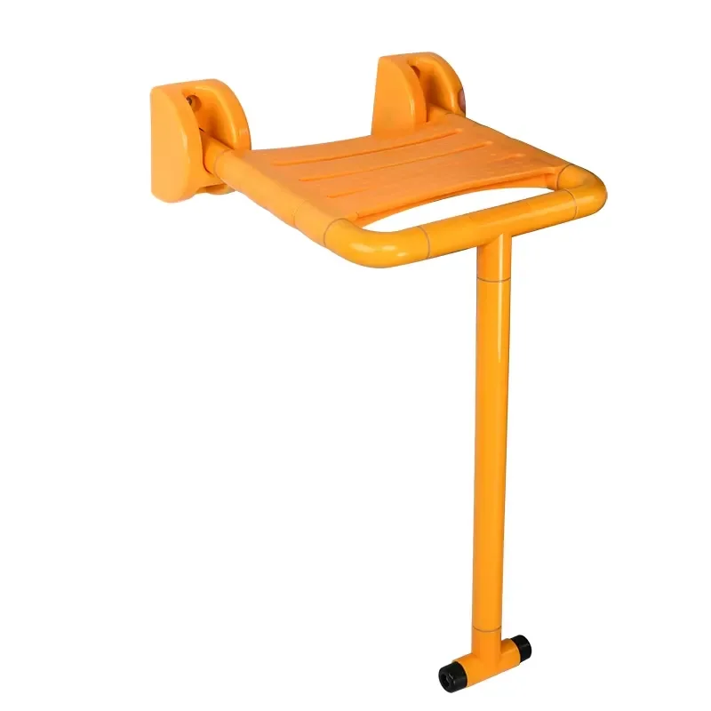 Foldable Wall Mounted Shower Chair for Elderly Bathroom Safety Seat Non Slip Bath Stool Toilet Aid Folding Bench for Seniors