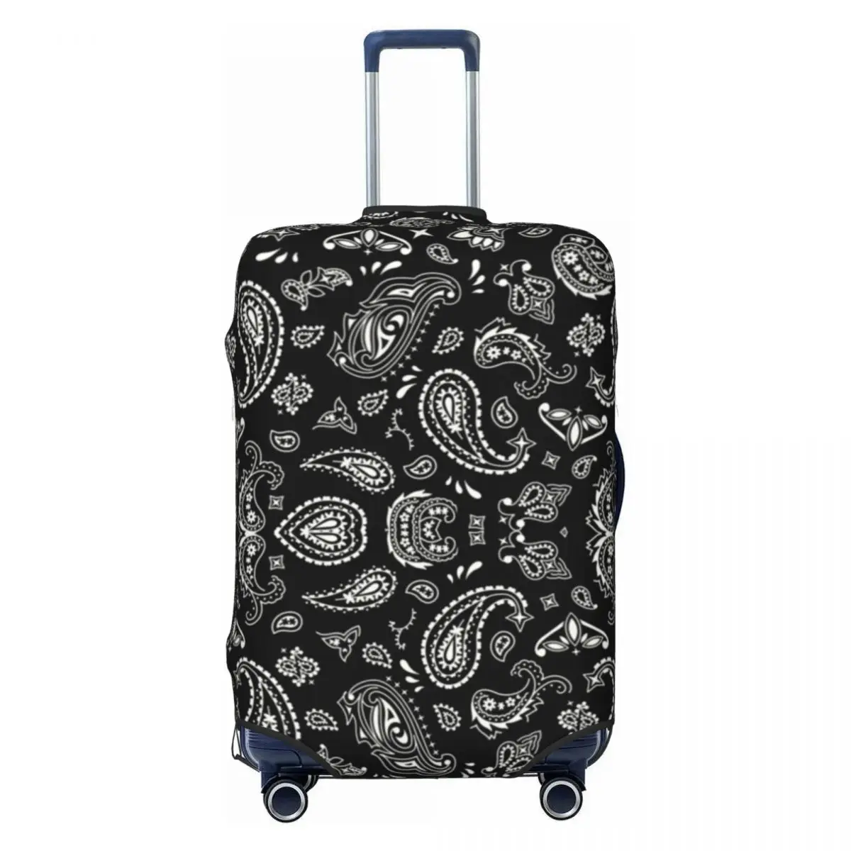 

Изготовленная на заказ бандана с узором пейсли, защитная крышка для багажа, забавные дорожные чехлы для чемоданов 18-32 дюймов