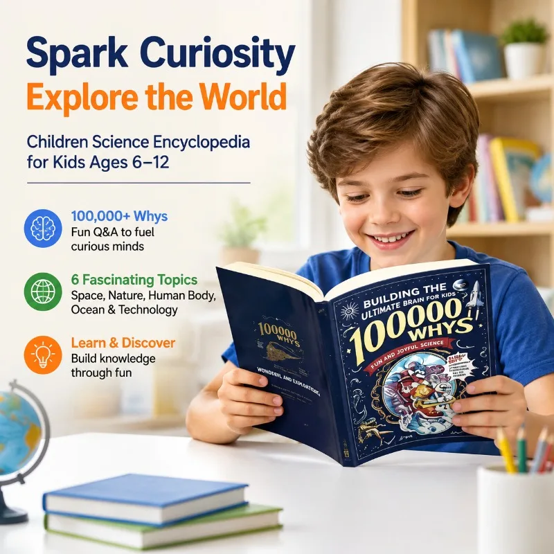 100000 Whys Fun and Joyful Science Book Building The Ultimate Brain for Kids Develop Scientific Thinking Children Educational