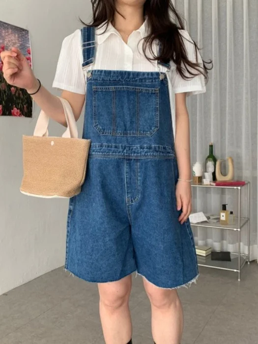 

Лето 202, женские джинсовые комбинезоны, брюки с высокой талией и широкими штанинами, потертый джинсовый наряд на бретельках, повседневный наряд с высокой талией