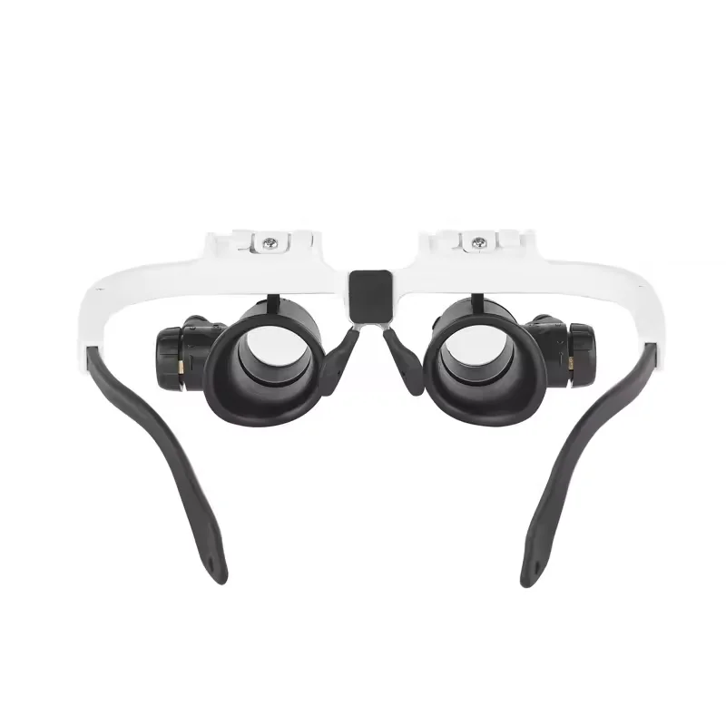 نظارات مكبرة 8X 15X 23X المكبر LED عقال الزجاج العين المكبر أداة إصلاح أدوات الساعات عملة ختم المجوهرات