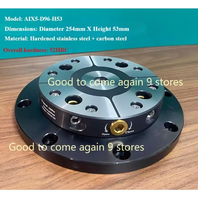 4-5 Axis Fixture Self-centering Vise Positive Paired with Zero Point Quick Change Four Axis L-block Bridge Board AIX5-D96-185