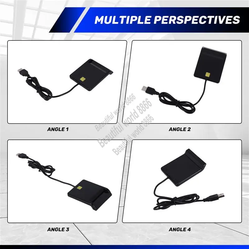 

USB-считыватель смарт-карт для банковских карт IC/ID EMV Card Reader Высокое качество для Windows 7 8 10 для Linux OS USB-CCID ISO 7816-A86G