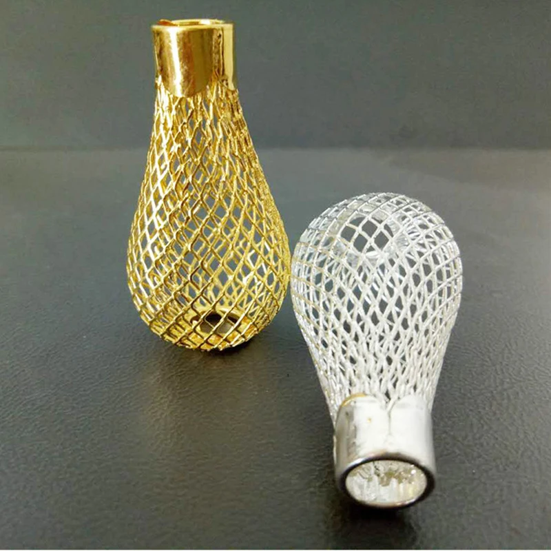 

Iron Mesh Hollow Vaset 4.6*2.5cm Lampshade Shell Iron Craft Decorative Lamp Holder DIY Led String