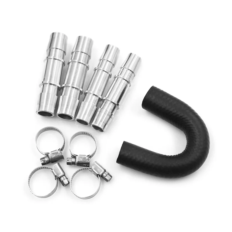 

626-001 Модернизированный алюминиевый обходной комплект сердечника нагревателя двигателя со шлангом 5/8 дюйма 3/4 дюйма для большинства обычных шлангов нагревателя-M53K