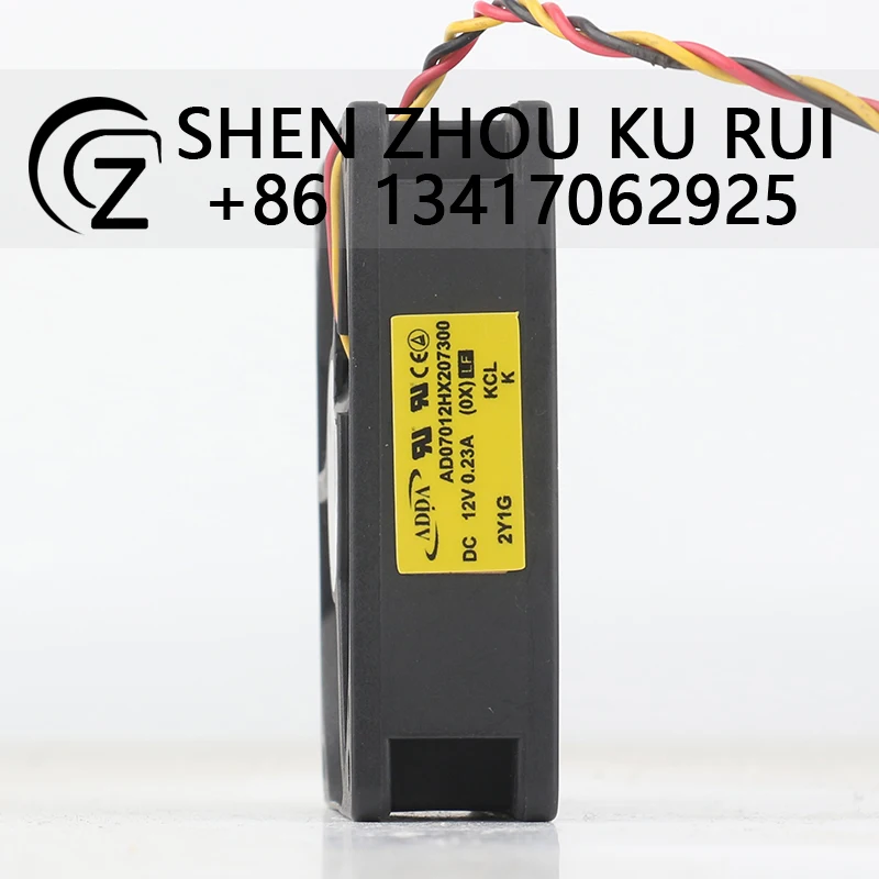 Original ADDA AD07012HX207300 DC 12V 0.23A AC EC 7020 70X70X20MM 7CM Projector CPU converter Axial flow cooling fan