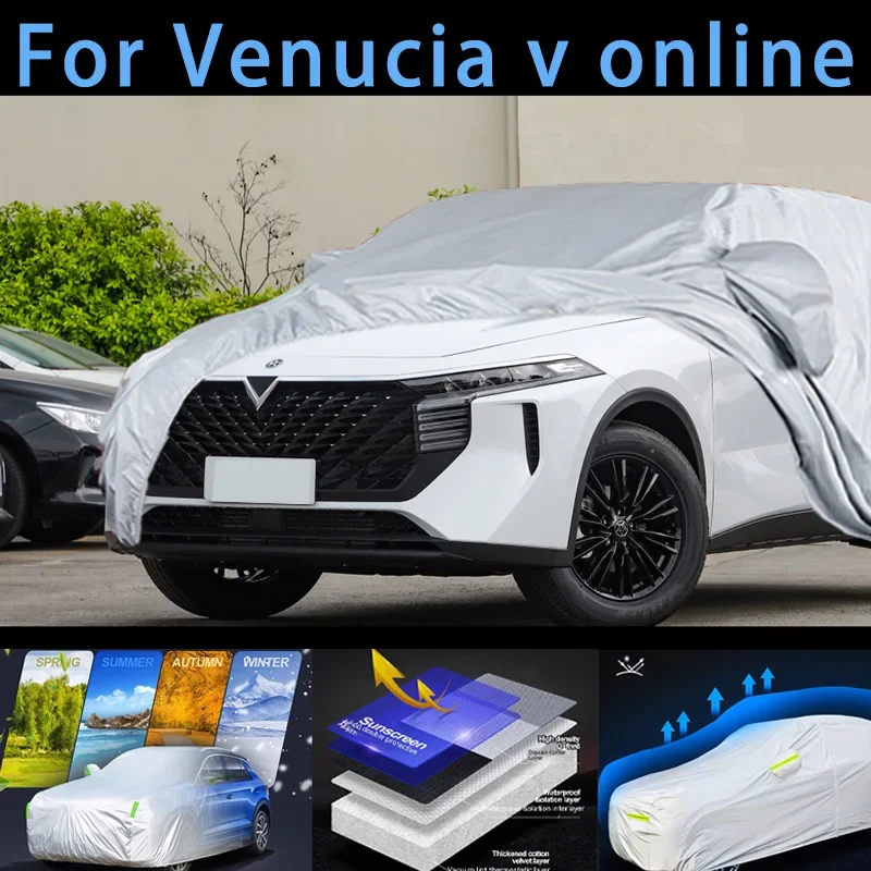 For Venucia v online  Car protective cover,sun protection,rain protection, UV protection,dust prevention auto paint protective