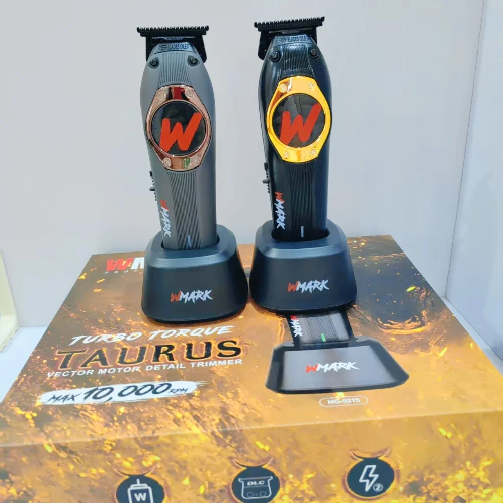 NEW Hair Trimmer WMARK NG-9215 High Speed Professional Hair Clipper, Vector Motor Detail Trimmer, T-style DLC Blade