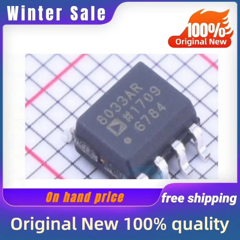 3PCS New original AD8033ARZ 8033AR SOP8 quality goods