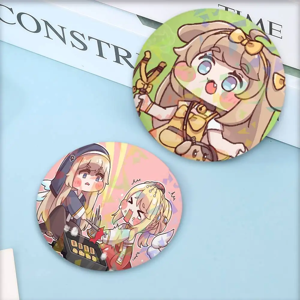 Game T-Trickcal R-Revive Button Pins Backpack Clothing Decor Brooch Cartoon Science Fiction Badge Laser Jewelry Gifts for Kids