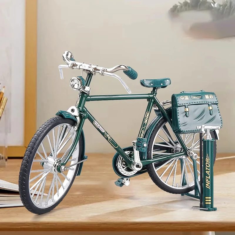 Vélo Vintage en Alliage pour Enfant, Modèle Classique, Simulation d'une Pièce, Collection de Décoration, Cadeaux, DIY