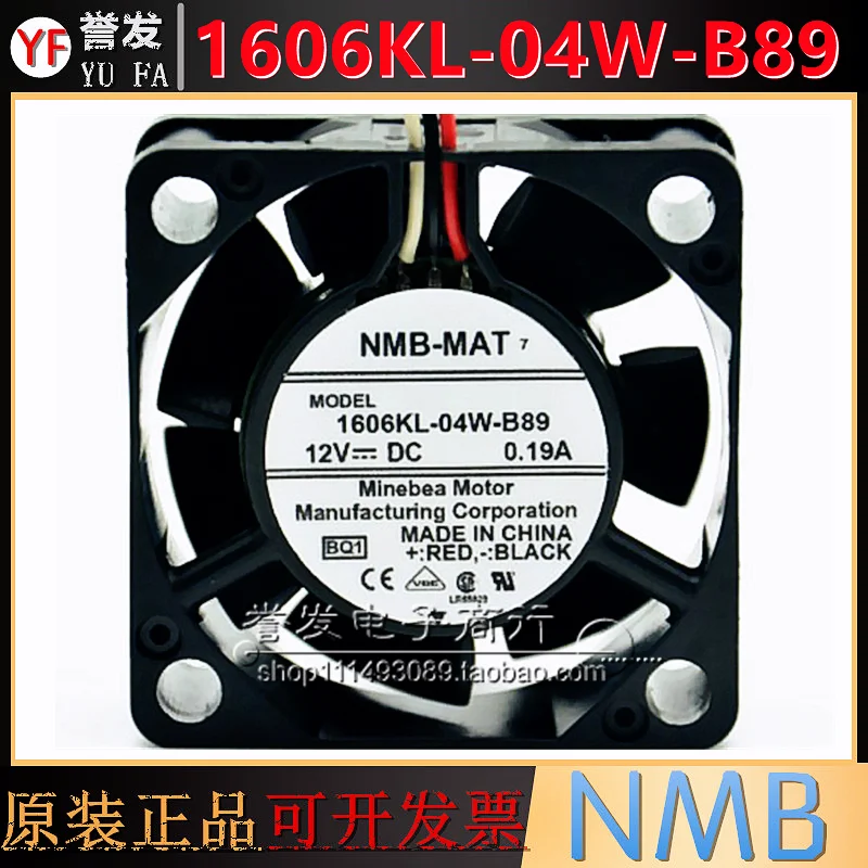 

НОВЫЙ ОРИГИНАЛ 1606KL-04W-B89 DC 12 В 0,19 А 4015 40x40x15 мм ОХЛАЖДАЮЩИЙ ВЕНТИЛЯТОР РАДИАТОР