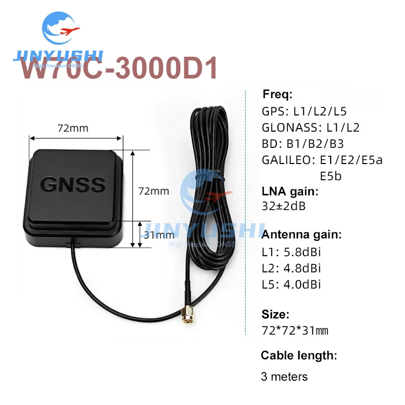 Quectel LG290P RTK GNSS Board cm level Type-C High Precision Support GPS l1 l2 l5 Glonass Beidou Galileo NAVIC Flight Control