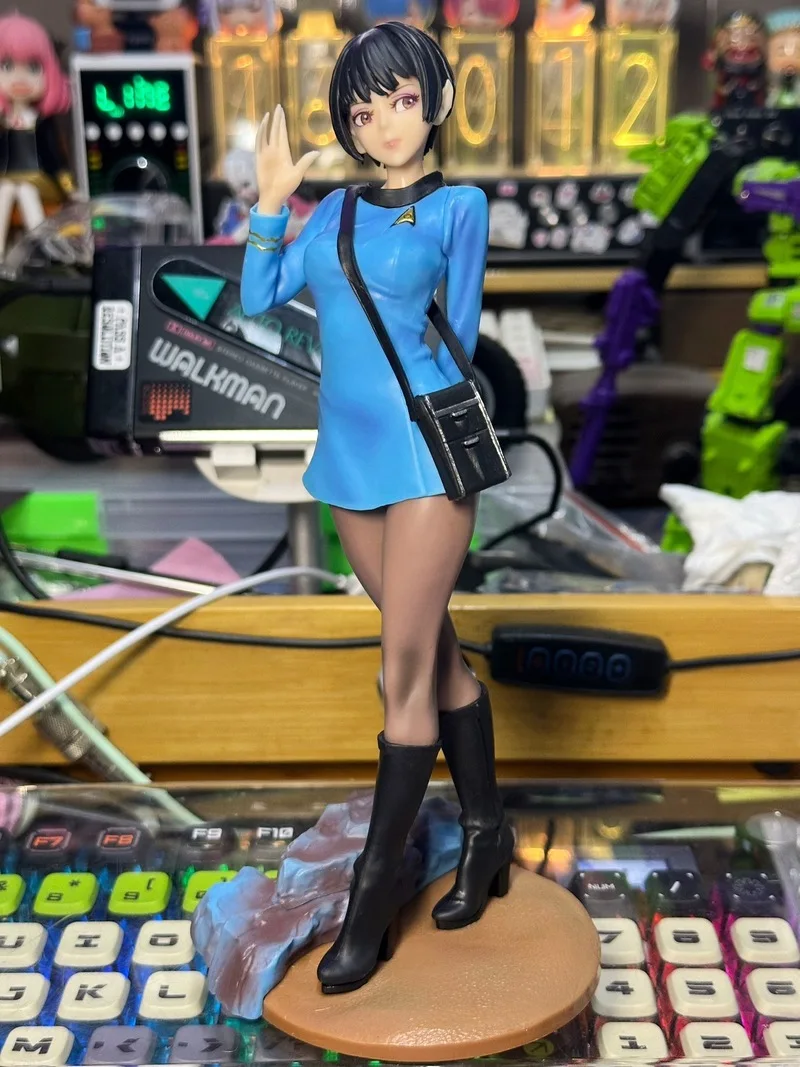 20cm Star Trek Anime Figure Bishoujo Vulcan Science Officer Girl Figure Command/Medical Officer Action Figures Collection Model