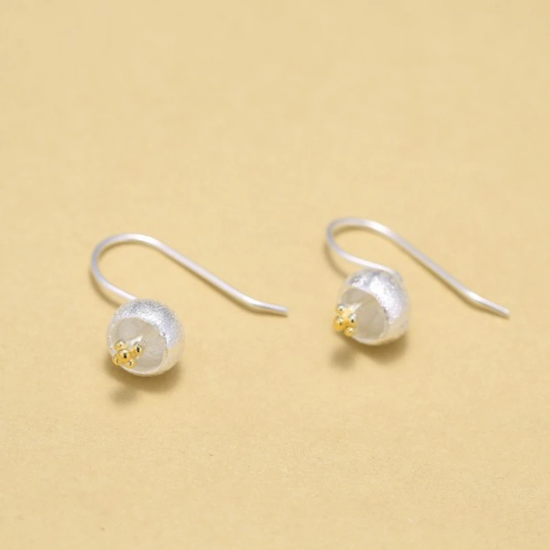 أقراط فواكه لطيفة من الفضة الإسترليني عيار 925، تصميم عصري وبسيط وفريد من نوعه، هدايا للفتيات، أقراط أنيقة للنساء #3