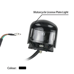 Motorcycle Pit Dirt Bike Number License Plate Lights Bulbs Holder Tail Signal Lamp Universal for ATV Quad Scooter Accessories