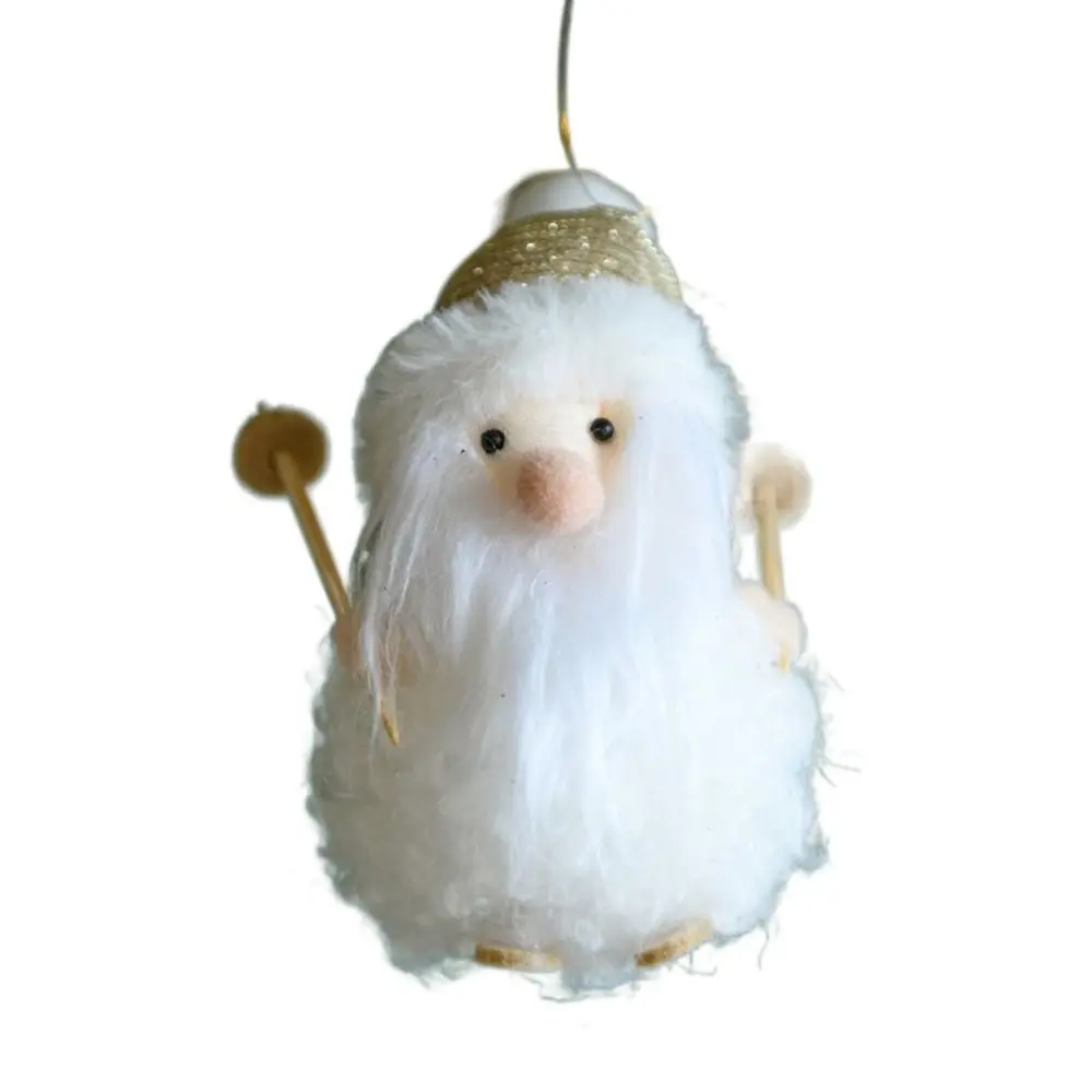 

Girls Christmas Plush Snowman Pendant Elk Santa Claus Plush Doll Pendant Party Supplies Xmas Ornament Christmas Tree Pendant