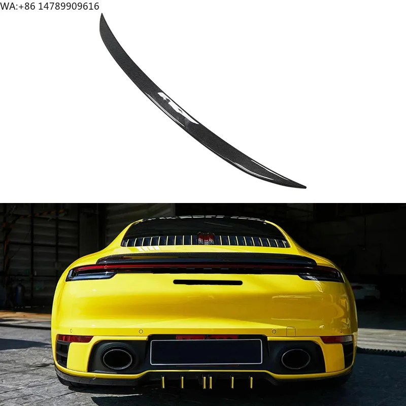 

2019-2024 911 992 Car Modification And Upgrade Carbon Fiber Spoiler Sports Tail Wing Fixed WingBody Kit Full Body Kit Widebody