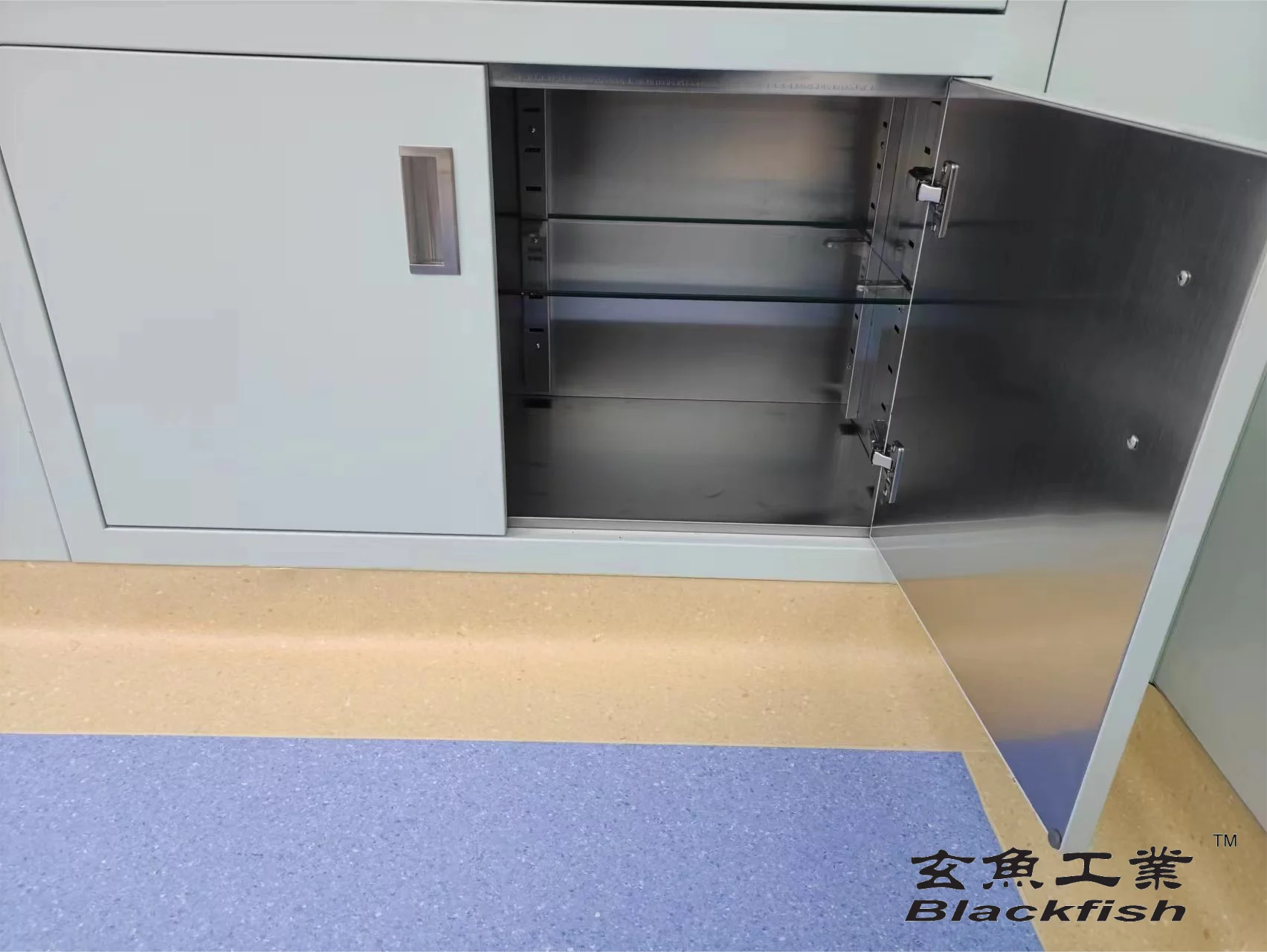 Szafka na leki ze stali nierdzewnej do sali operacyjnej szpitala / Szafka na leki do sali operacyjnej szpitala / Szafka na leki do sali operacyjnej