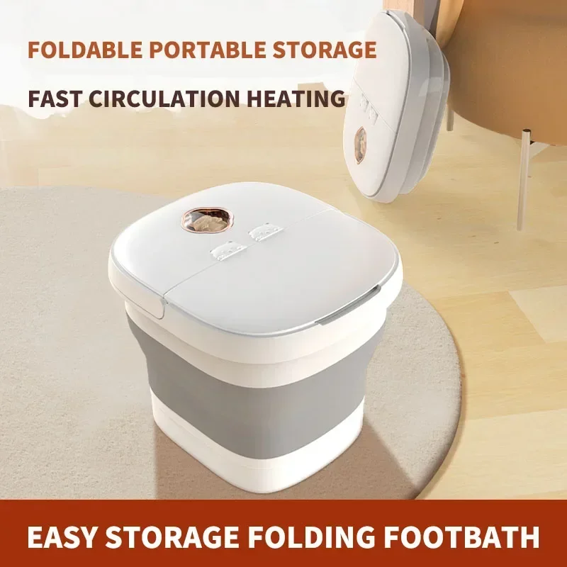 Wholesale Collapsible Foot Spa Bath Soaking Tub Electric Air Bubble Water Foot Bath Massager Foldable Foot Bath Bucket With Heat