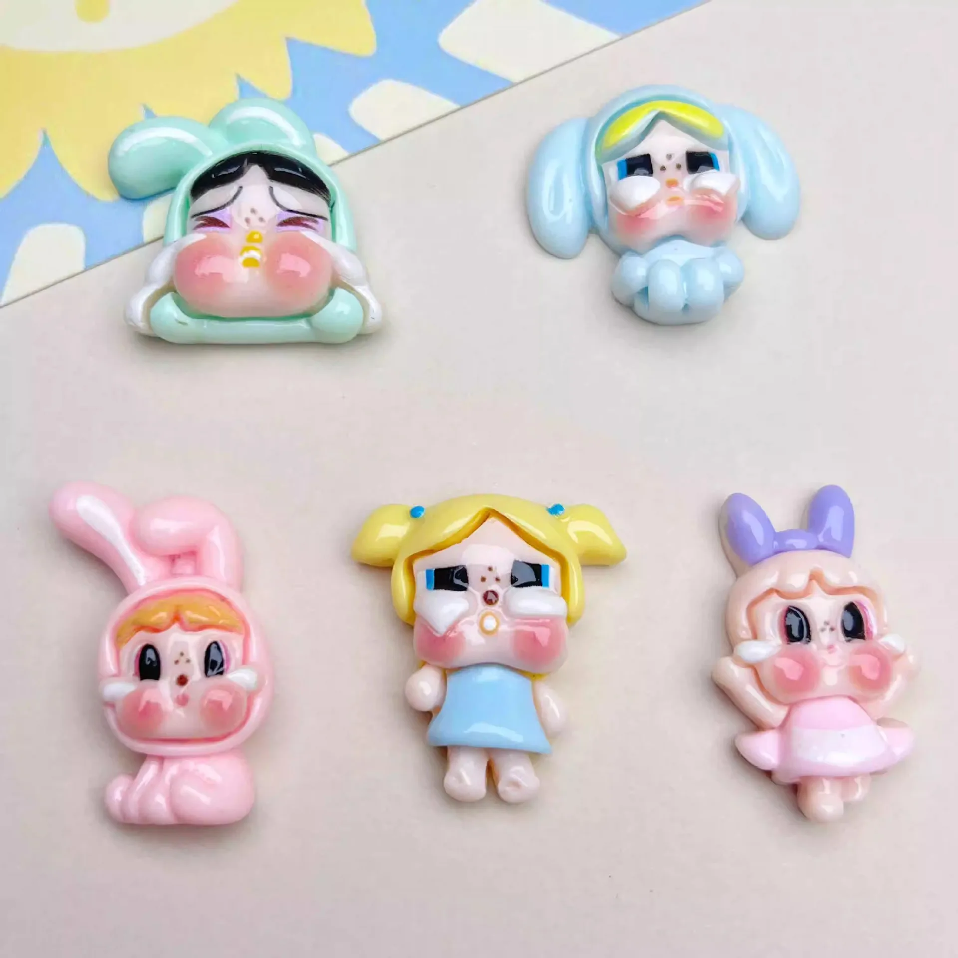 

10/20PCS Disney cartoon princess DIY resin accessories handmade hair clips, phone cases, headwear, and accessories
