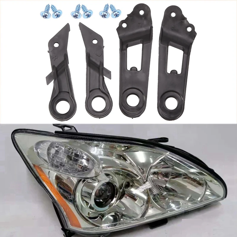 Auto Koplamp Reparatie Kit Toyota Lexus Rx330 2003-2008 Koplamp Beugel Bescherming Ring 8119448030 8119348030