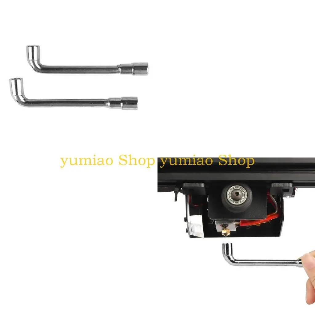 

587B Трубовиковая гаечная гаечная клюшка L-образный шестиугольный гаечный ключ для 3D-принтера MK8